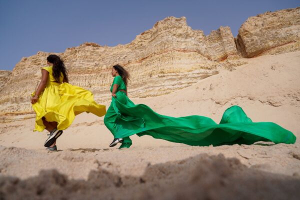 Robe de mariée verte : oser la couleur sans faire clown